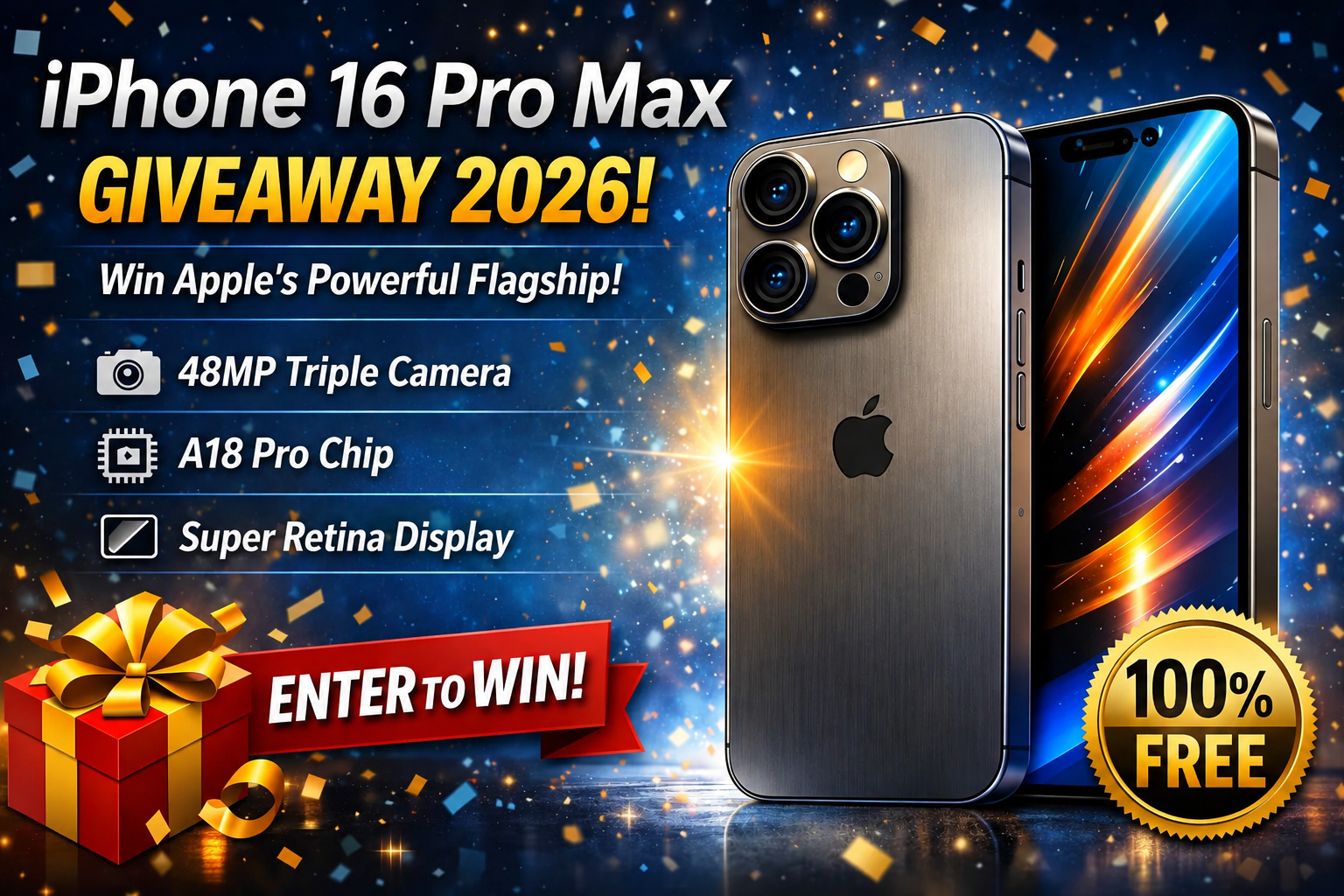 iPhone 16 Pro Max Giveaway 2026